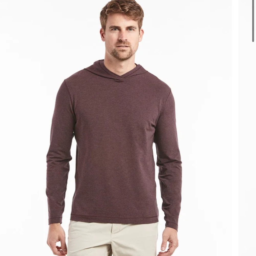 Public Rec GO-TO Hoodie | Men’s | Large | Heather Burgundy